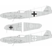 Bf 109G-5/6 national insignia for Airfix, 1/24 - Eduard Accessories... Bf 109G-5/6 national insignia for Airfix, 1/24 - Eduard Accessories...