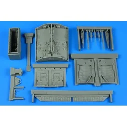 F-104G/J/S & CF-104 Starfighter wheel bay for Italeri, 1/32 - Aires...