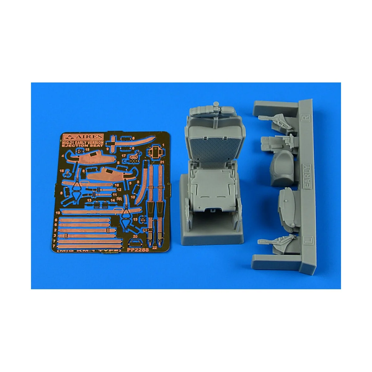 MiG-21 early version ejection seat (MiG KM-1 type), 1/32 - Aires 2288