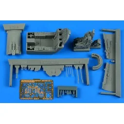Sepecat Jaguar GR.1 cockpit set for Airfix, 1/48 - Aires 4930