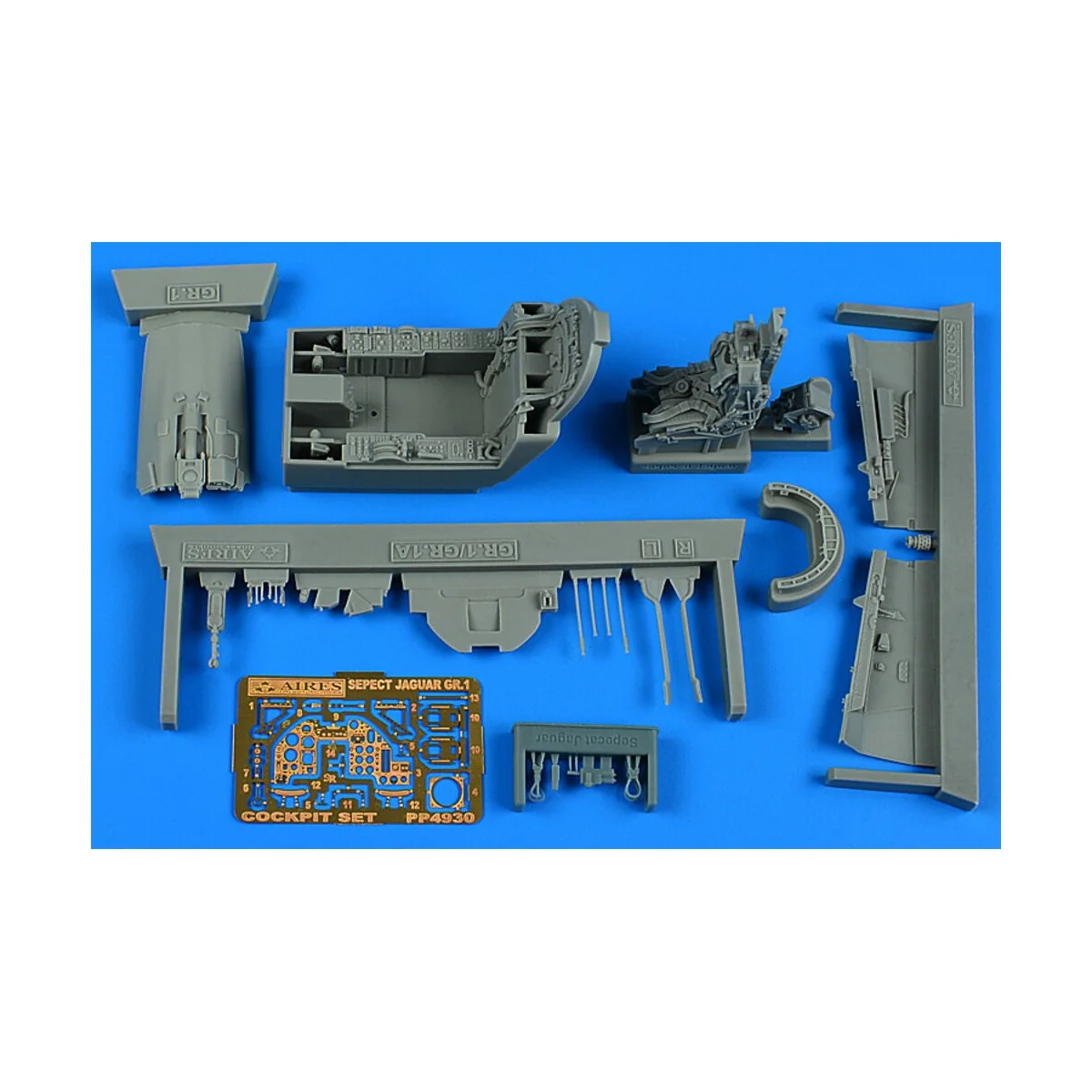 Sepecat Jaguar GR.1 cockpit set for Airfix, 1/48 - Aires 4930
