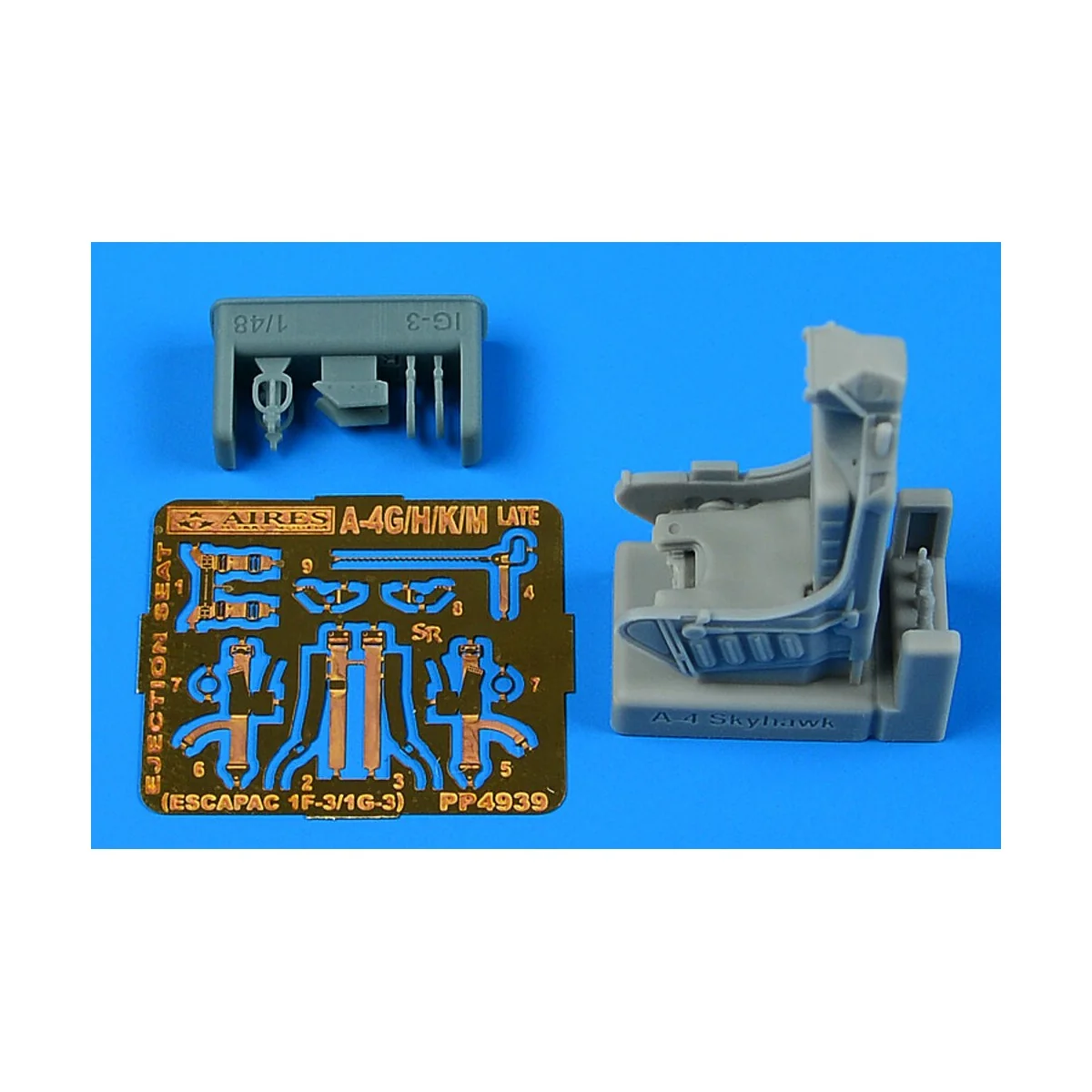 A-4G/H/K/M Skyhawk II late ejection seat (ESCAPAC 1F-3/1G-3 type), ... A-4G/H/K/M Skyhawk II late ejection seat (ESCAPAC 1F-3/1G-3 type), ...