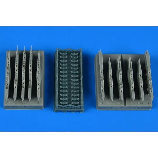 A-10A/C Thunderbolt II pylons for GWH, 1/72 - Aires 7390