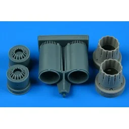 Eurofighter Typhoon exhaust nozzles for Revell, 1/72 - Aires 7393