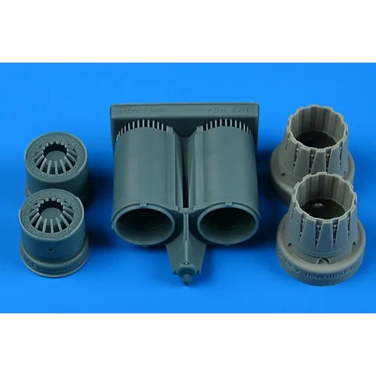 Eurofighter Typhoon exhaust nozzles for Revell, 1/72 - Aires 7393 Eurofighter Typhoon exhaust nozzles for Revell, 1/72 - Aires 7393