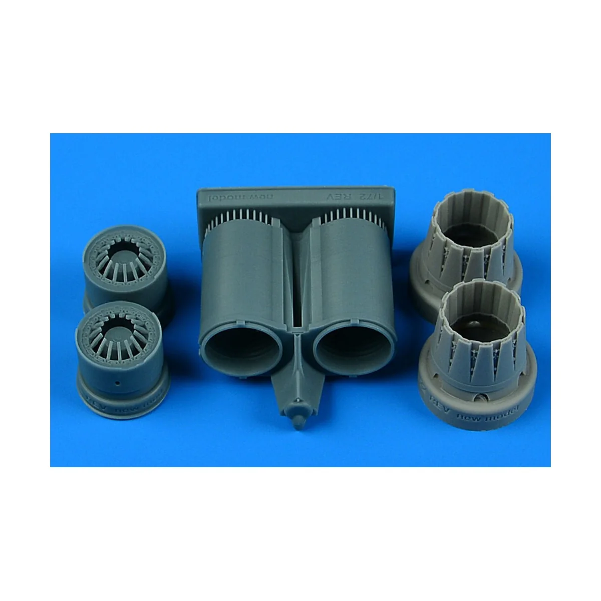 Eurofighter Typhoon exhaust nozzles for Revell, 1/72 - Aires 7393 Eurofighter Typhoon exhaust nozzles for Revell, 1/72 - Aires 7393