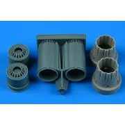 Eurofighter Typhoon exhaust nozzles for Revell, 1/72 - Aires 7393 Eurofighter Typhoon exhaust nozzles for Revell, 1/72 - Aires 7393