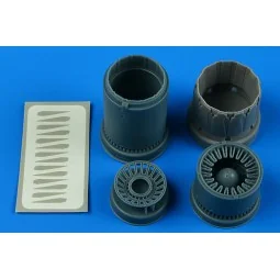 F-16CJ block 50 exhaust nozzle - opened for Tamiya, 1/72 - Aires 7394