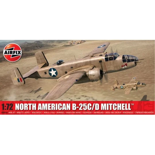 North American B-25C/D Mitchell, 1/72 - Airfix A06015A North American B-25C/D Mitchell, 1/72 - Airfix A06015A