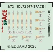 Bf 109G seatbelts SPACE - Eduard Accessories 3DL72077