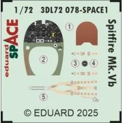 Spitfire Mk.Vb SPACE for Eduard, 1/72 - Eduard Accessories 3DL72078