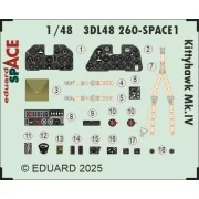Kittyhawk Mk.IV SPACE for Eduard - Eduard Accessories 3DL48260