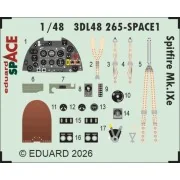Spitfire Mk.IXe SPACE for Airfix, 1/48 - Eduard Accessories 3DL48265