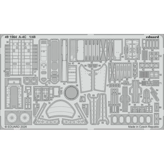 A-4C for Hobby Boss, 1/48 - Eduard Accessories 491564