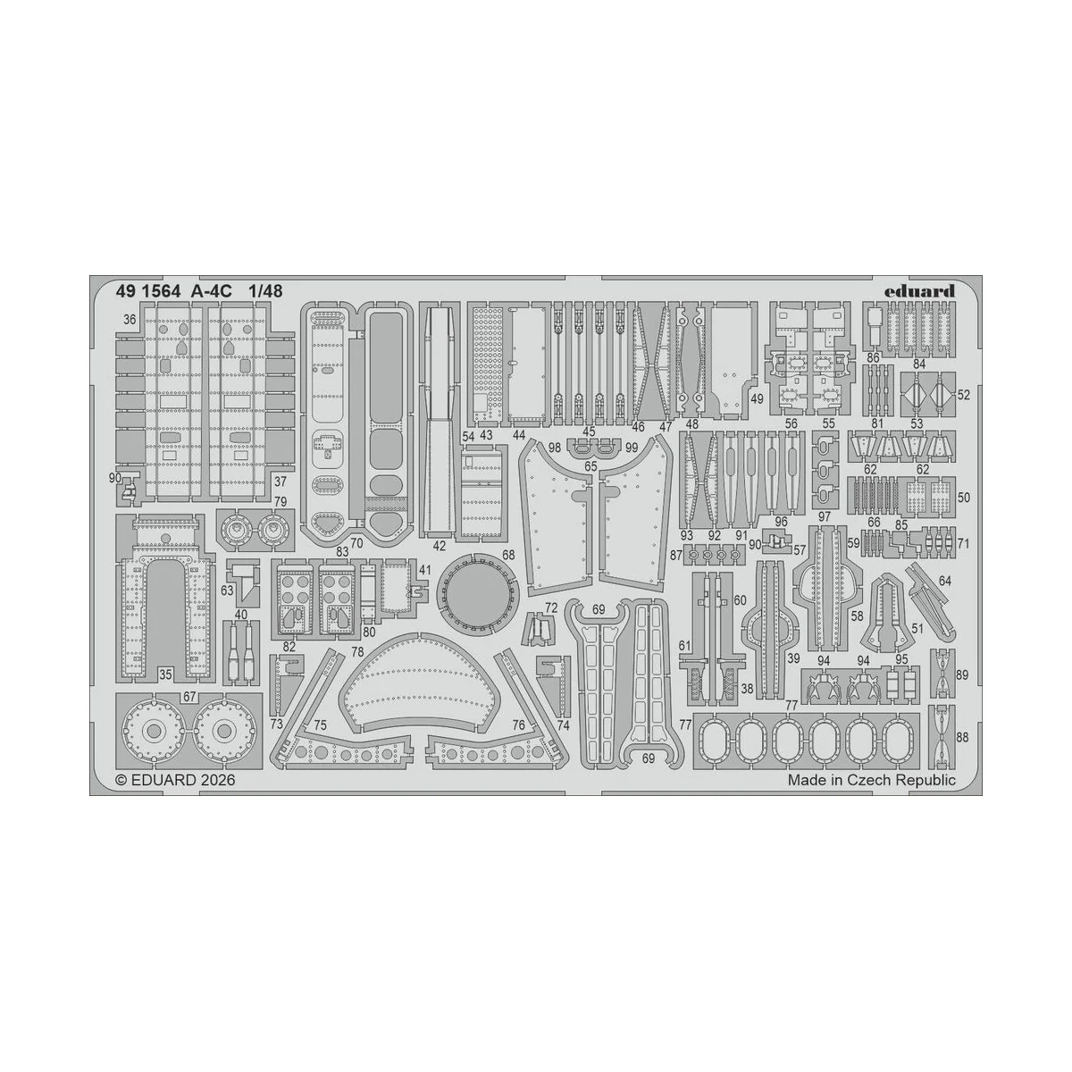 A-4C for Hobby Boss, 1/48 - Eduard Accessories 491564