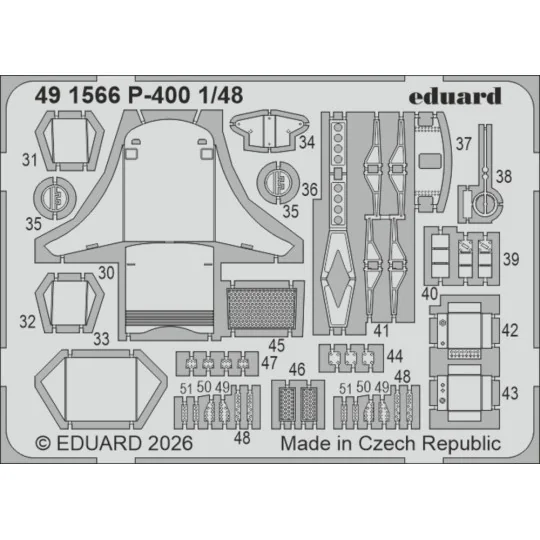 P-400 for Arma Hobby, 1/48 - Eduard Accessories 491566