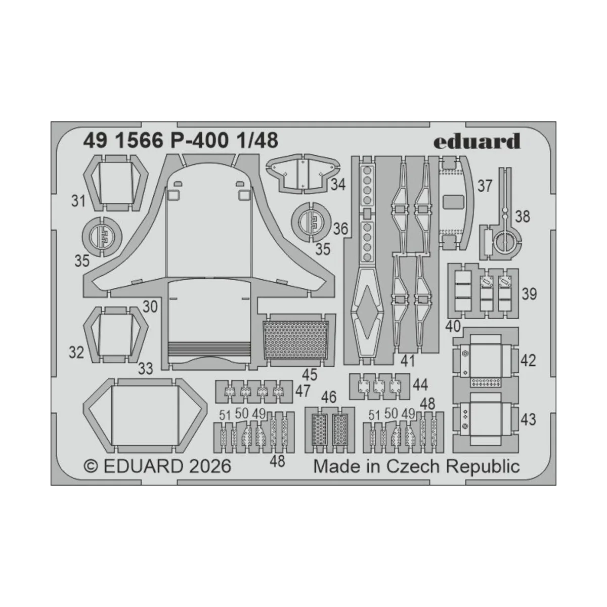P-400 for Arma Hobby, 1/48 - Eduard Accessories 491566