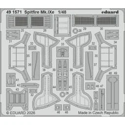 Spitfire Mk.Ixe for Airfix, 1/48 - Eduard Accessories 491571