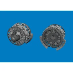 B-26B/C engines PRINT for ICM, 1/48 - Eduard Accessories 6481013