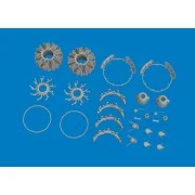 B-26B/C engines PRINT for ICM, 1/48 - Eduard Accessories 6481013