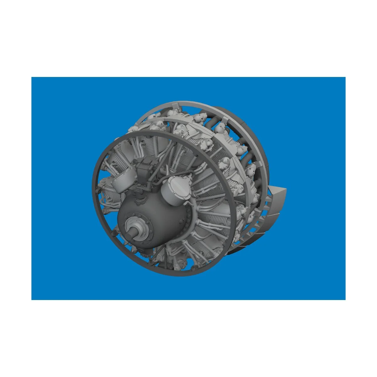 B-26B/C engines PRINT for ICM, 1/48 - Eduard Accessories 6481013