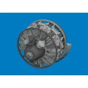 B-26B/C engines PRINT for ICM, 1/48 - Eduard Accessories 6481013