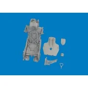 MiG-21F ejection seat w/ integral seat belts PRINT for Eduard, 1/48... MiG-21F ejection seat w/ integral seat belts PRINT for Eduard, 1/48...