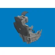MiG-21F ejection seat w/ integral seat belts PRINT for Eduard, 1/48... MiG-21F ejection seat w/ integral seat belts PRINT for Eduard, 1/48...