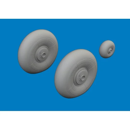 Beaufighter Mk.VI wheels for Revell, 1/48 - Eduard Accessories 6481163