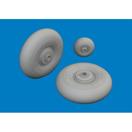 Beaufighter Mk.VI wheels for Revell, 1/48 - Eduard Accessories 6481163