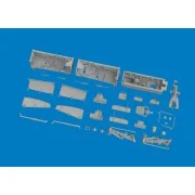 Jaguar wheel bays & undercarriage legs PRINT for Airfix, 1/48 - Edu... Jaguar wheel bays & undercarriage legs PRINT for Airfix, 1/48 - Edu...