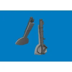 Bf 109G undercarriage legs PRINT for Eduard, 1/48 - Eduard Accessor...