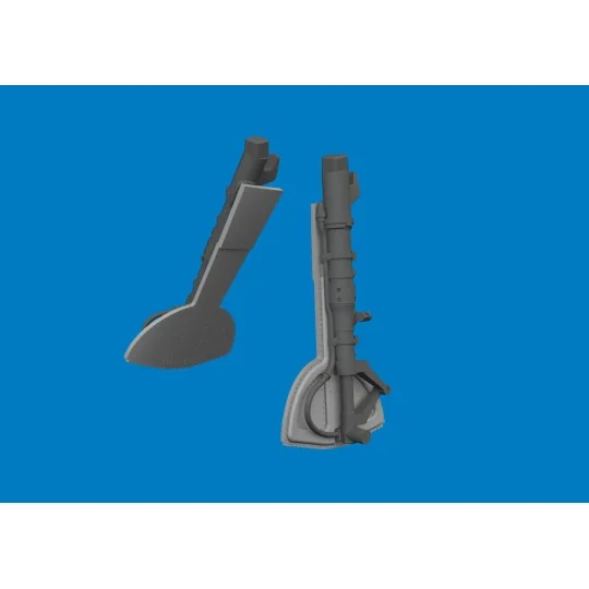 Bf 109G undercarriage legs PRINT for Eduard, 1/48 - Eduard Accessor...