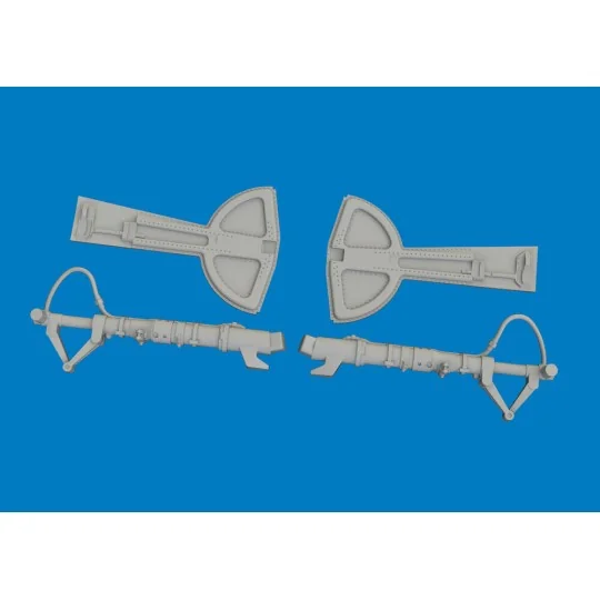 Bf 109G undercarriage legs PRINT for Eduard, 1/48 - Eduard Accessor...