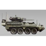 Stryker M1296 ICV-Dragoon with ESA MWO Upgrade, 1/35 - Zimi Model Z...