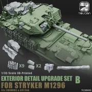 3D- Printed EXTERIOR DETAIL UPGRADE SET B for STRYKER M1296, 1/35 -... 3D- Printed EXTERIOR DETAIL UPGRADE SET B for STRYKER M1296, 1/35 -...