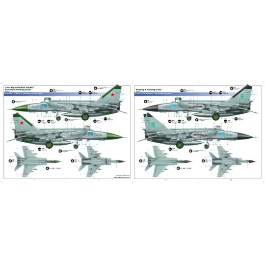 MIG-25 PD/PDS Foxbat, 1/48 - Kitty Hawk KH80119 MIG-25 PD/PDS Foxbat, 1/48 - Kitty Hawk KH80119