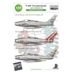F-84F Thunderstreak part 2 - Armée de l´Air, 1/48 - Art Scale Kit 2...