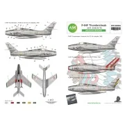 F-84F Thunderstreak part 2 - Armée de l´Air, 1/48 - Art Scale Kit 2...