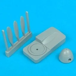 Bf 109G-10 propeller Für Revell Bausatz. - Quickboost QB72 019