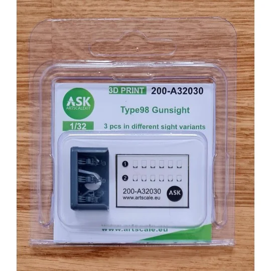 Type 98 gun sights Japan WWII, 1/32 - Art Scale Kit 200-A32030 Type 98 gun sights Japan WWII, 1/32 - Art Scale Kit 200-A32030