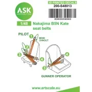 B5N Kate seat belts - 3D printed decals by ASK, 1/48 - Art Scale Ki...