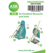 Mosquito - 3D printed decals by ASK, 1/72 - Art Scale Kit 200-S72009 Mosquito - 3D printed decals by ASK, 1/72 - Art Scale Kit 200-S72009