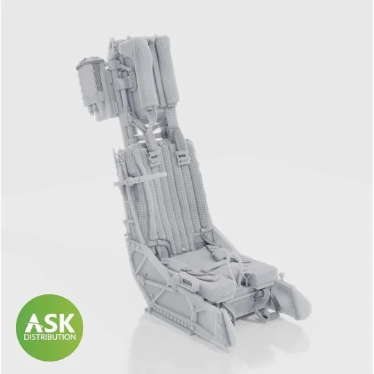SJU-4 Ejection Seat with seat belts - 1 pc for Uma, 1/48 - Art Scal... SJU-4 Ejection Seat with seat belts - 1 pc for Uma, 1/48 - Art Scal...