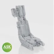 SJU-4 Ejection Seat with seat belts - 1 pc for Uma, 1/48 - Art Scal... SJU-4 Ejection Seat with seat belts - 1 pc for Uma, 1/48 - Art Scal...