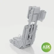 SJU-4 Ejection Seat with seat belts - 1 pc for Uma, 1/48 - Art Scal... SJU-4 Ejection Seat with seat belts - 1 pc for Uma, 1/48 - Art Scal...