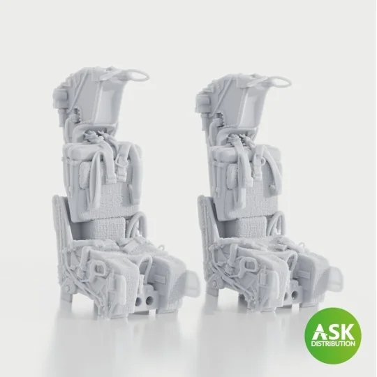 GRU-7A Ejection Seats for F-14A/B Late - with seat belts (2pcs) for...