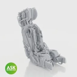 M.B. Mk.9 ejection Seat with seat belts - 1 pc for Kinetic, 1/48 - ...