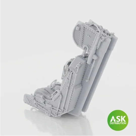 M.B. Mk.9 ejection Seat with seat belts - 1 pc for Kinetic, 1/48 - ... M.B. Mk.9 ejection Seat with seat belts - 1 pc for Kinetic, 1/48 - ...