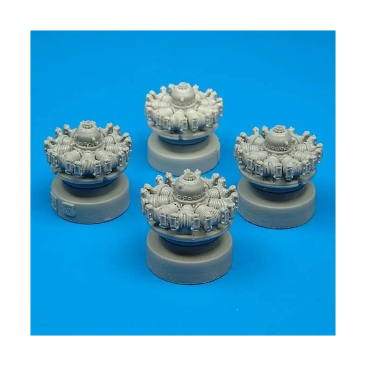 B-17F/G Flying Fortress engines Für Hasegawa Bausatz., 1/72 - Quick...